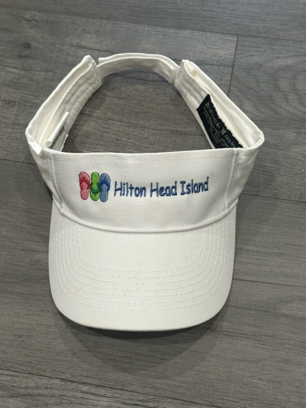White Hilton Head Island visor